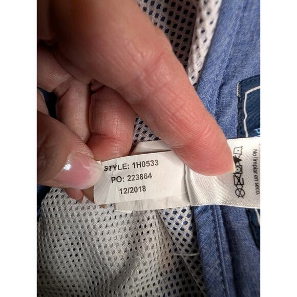 Mens Vineyard Vines Performance Breaker Shorts Golf Preppy Classic Chino Blue 28 - Picture 8 of 9